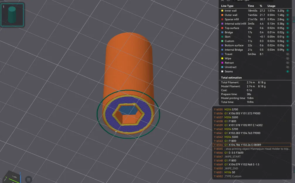 Đầu chuyển đổi tripod cho mô hình đầu mannequin (Wig Head Tripod Adapter) - Image 1