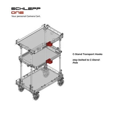 Bộ Ngàm Vận Chuyển C-Stand Cho Xe Đẩy Camera SCHLEPP ONE