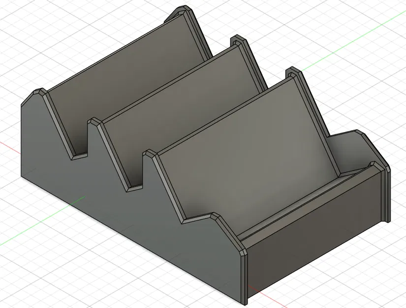 Kệ Trưng Bày Thẻ Bài 3 Tầng (STANDS FOR CARDS) - File In 3D Tiện Lợi - Image 1