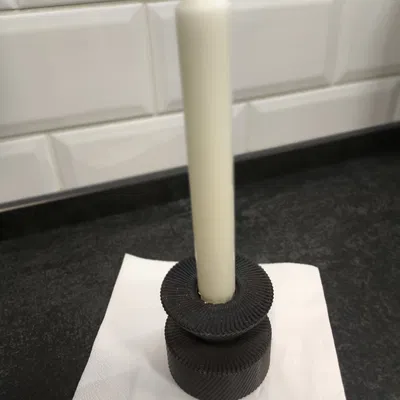 Chân nến đôi đa năng và đế đựng nến tealight