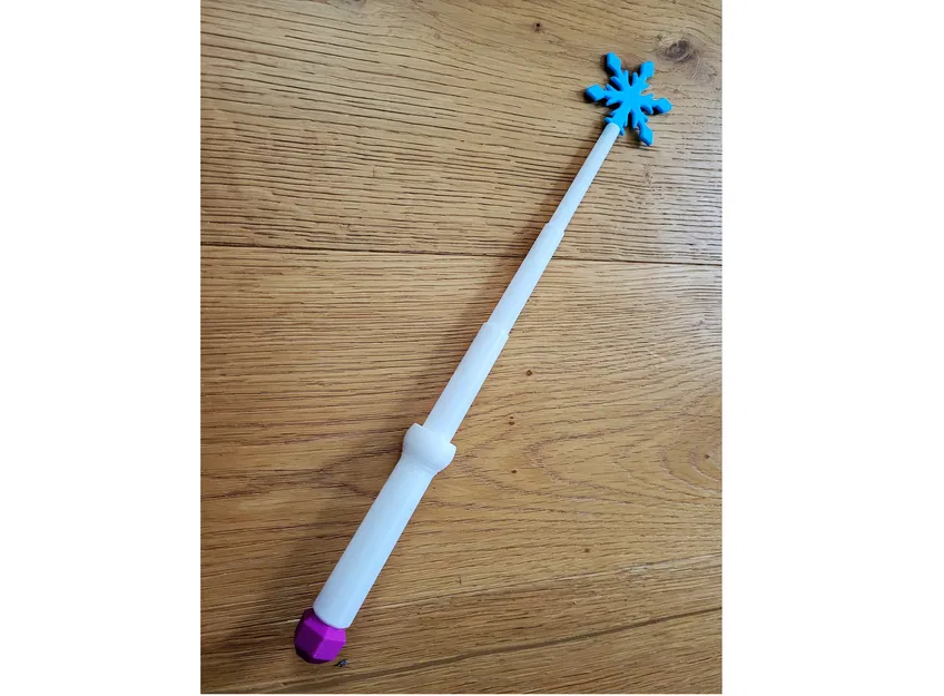 Đũa phép thuật (loại có thể thu gọn) - Chủ đề Frozen - Image 1
