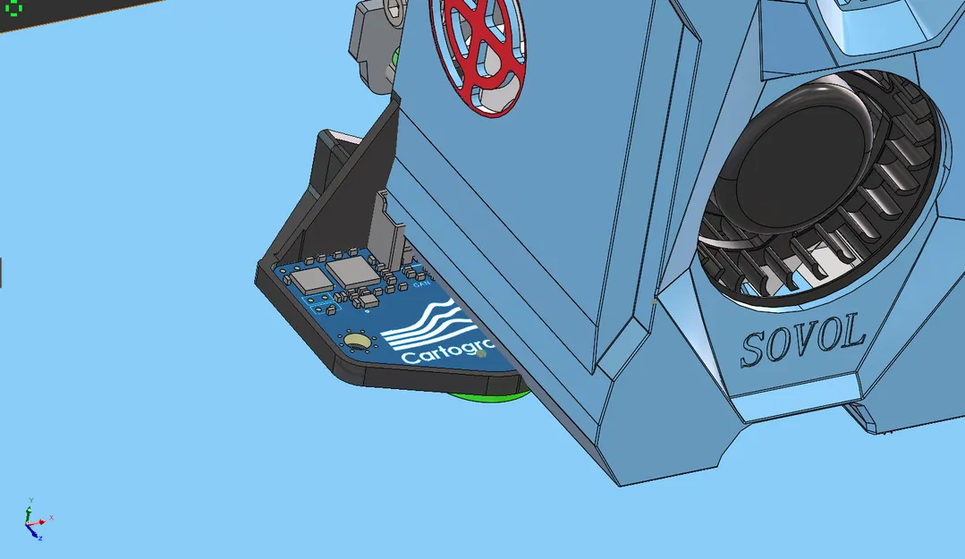 Ngàm gắn Cartographer V4 cho máy in Sovol SV08 - Image 1