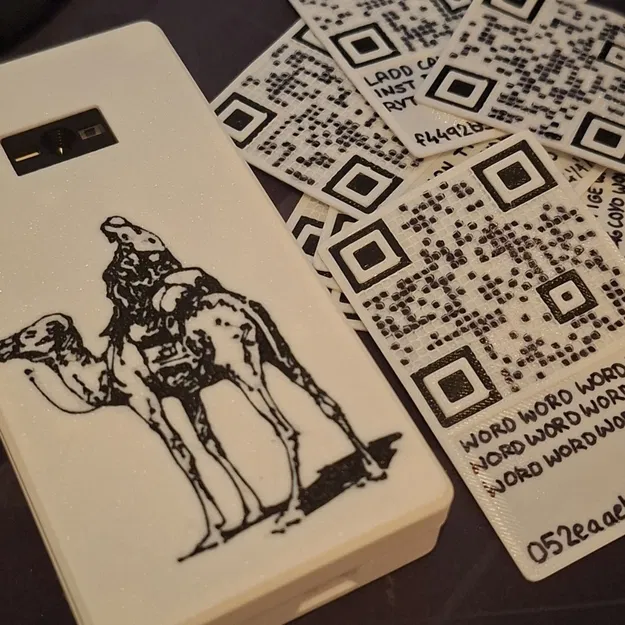 Thẻ SeedQR Blank Card 25x25 - Giải pháp lưu trữ ví lạnh Bitcoin tiện lợi - Image 1