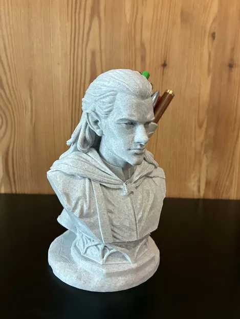 Tượng Legolas cắm bút – Bộ tổ chức bàn làm việc lấy cảm hứng từ Chúa tể những chiếc nhẫn - Image 5