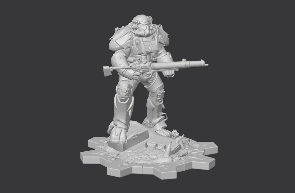 Mô hình Brotherhood of Steel - T-60 Power Armor - Image 2