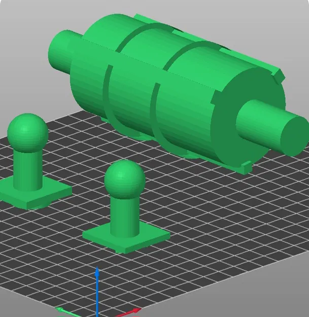Bộ con lăn và con dấu Tic Tac Toe in 3D cho bé - Image 1
