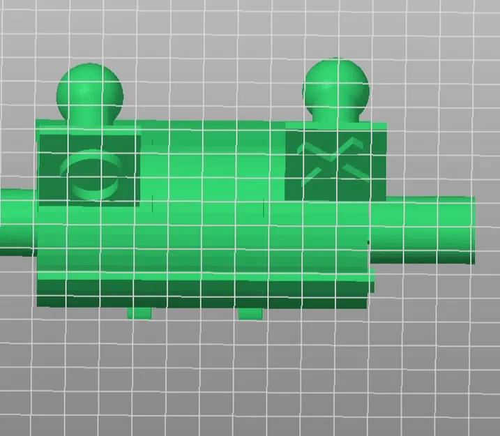 Bộ con lăn và con dấu Tic Tac Toe in 3D cho bé - Image 2