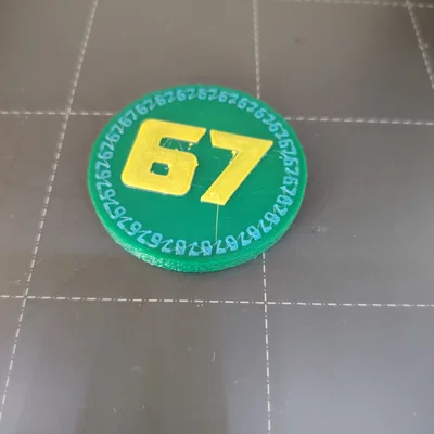 Mô hình trang trí in 3D số 67 tối giản và độc đáo