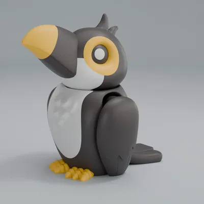 Toucan - Mô hình móc khóa khớp nối