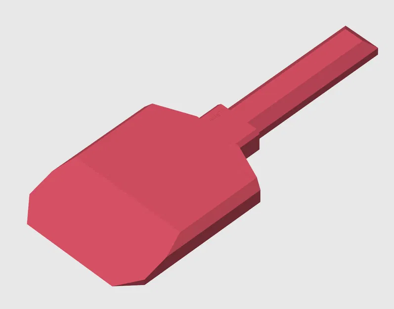 Dụng cụ nạo bàn in 3D tối ưu – Thiết kế công thái học – In nhanh 23 phút – Không cần support - Image 1