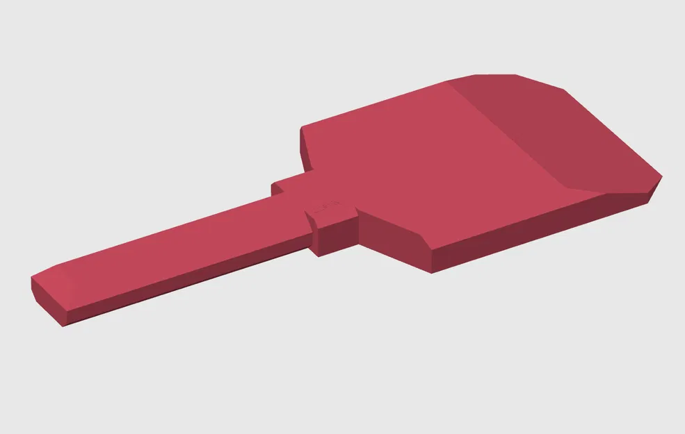 Dụng cụ nạo bàn in 3D tối ưu – Thiết kế công thái học – In nhanh 23 phút – Không cần support - Image 3