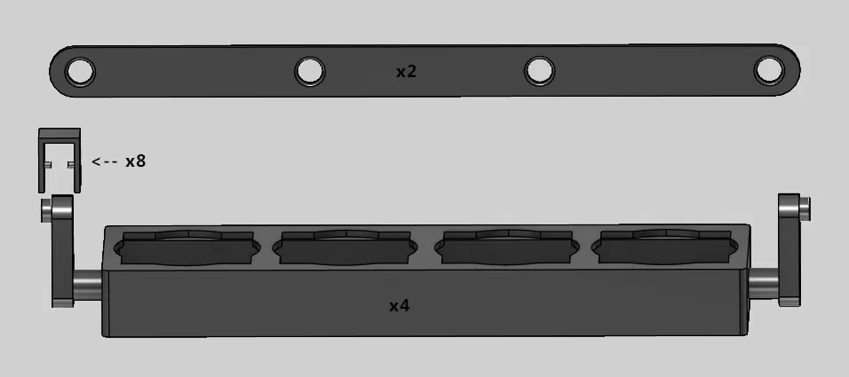 Bộ nâng cấp khay ấp trứng River từ 12 lên 16 trứng (3D Print) - Image 1