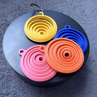 Móc khóa Fidget hình tròn, Bông tai, Đồ chơi 3D