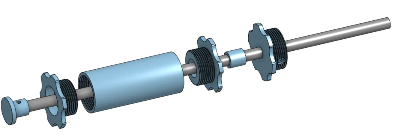 Giá đỡ cuộn nhựa cho Neptune 4 / 4 Pro dùng vòng bi 608 - Image 4