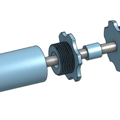 Giá đỡ cuộn nhựa cho Neptune 4 / 4 Pro dùng vòng bi 608