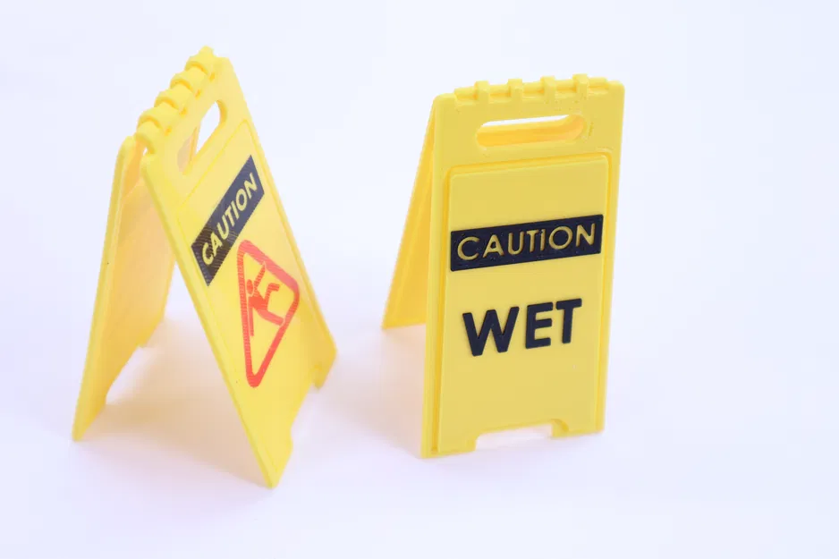 Bộ sưu tập biển cảnh báo sàn trơn 3D (Slippery When Wet Signs) - Image 3