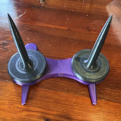 Giá đỡ cuộn len Yarn spike kate - Thiết kế Parametric