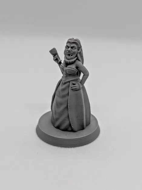 Mô hình Nữ bá tước ma cà rồng (Vampire baroness) - In FDM không cần support - Image 1
