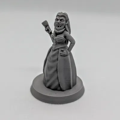 Mô hình Nữ bá tước ma cà rồng (Vampire baroness) - In FDM không cần support