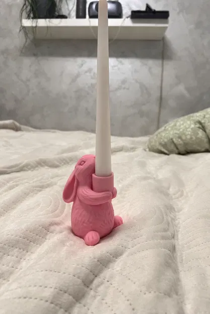 Đế cắm nến hình chú thỏ Phục sinh (Easter Bunny Candle Holder) - Image 2