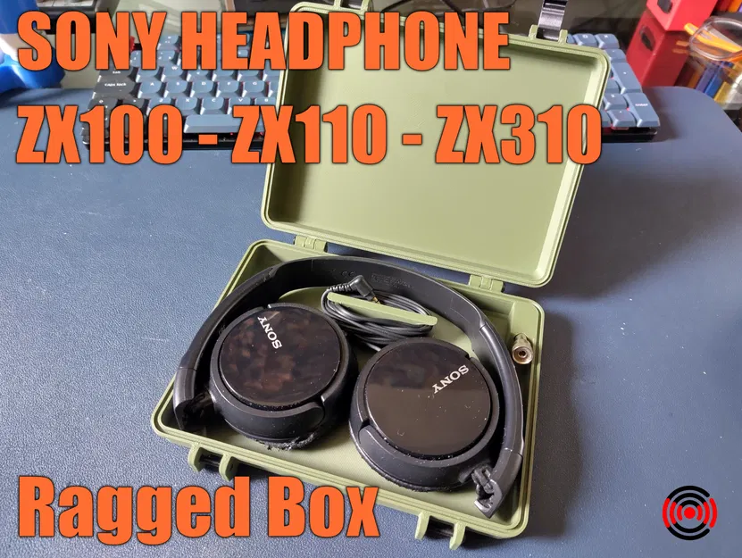 Hộp đựng tai nghe Sony MDR-ZX - Image 1