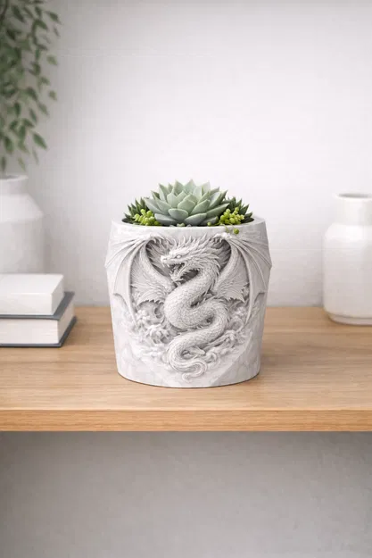 Chậu cây Rồng tung cánh (Dragon Planter) - Image 1