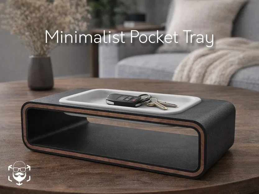 Khay Đựng Đồ Tối Giản – Thiết Kế Hiện Đại Dạng Rỗng - Image 1