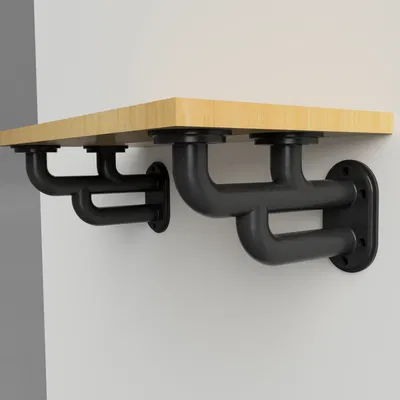 Giá Đỡ Kệ Phong Cách Công Nghiệp (Industrial-Style Shelf Bracket)