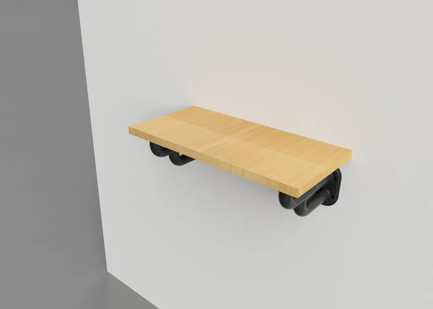 Giá Đỡ Kệ Phong Cách Công Nghiệp (Industrial-Style Shelf Bracket) - Image 4