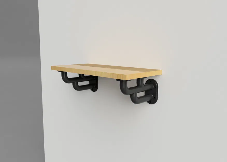 Giá Đỡ Kệ Phong Cách Công Nghiệp (Industrial-Style Shelf Bracket) - Image 5