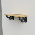Giá Đỡ Kệ Phong Cách Công Nghiệp (Industrial-Style Shelf Bracket) - Thumbnail 5
