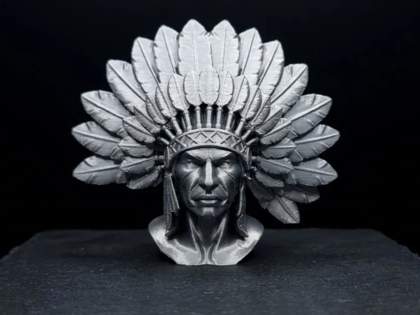 Tượng điêu khắc người bản địa Mỹ - Image 1