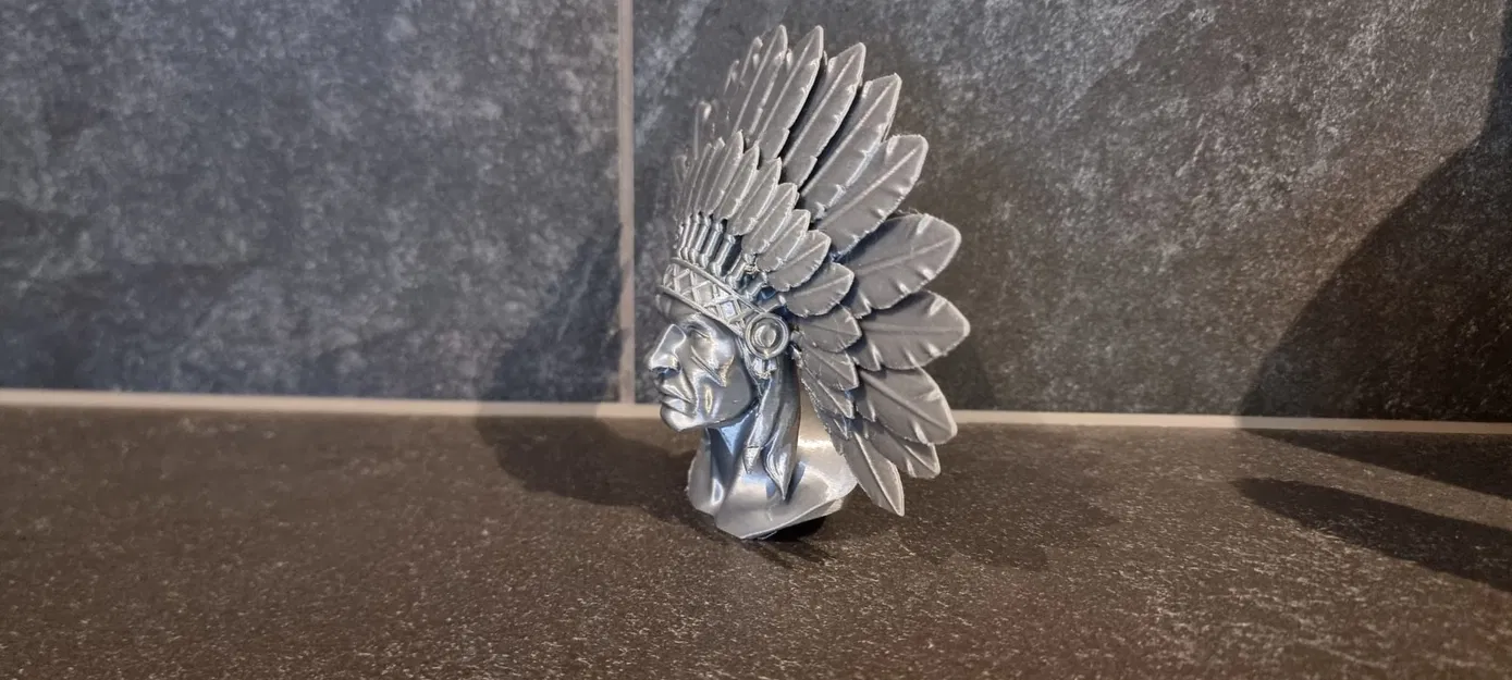 Tượng điêu khắc người bản địa Mỹ - Image 2