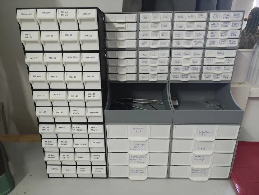 Hộp đựng ốc vít xếp chồng nhiều kích thước - Image 1