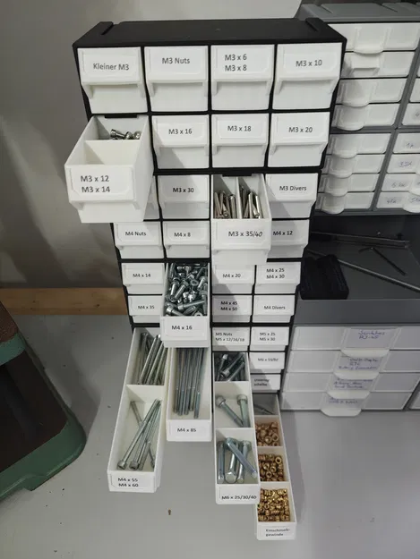 Hộp đựng ốc vít xếp chồng nhiều kích thước - Image 2