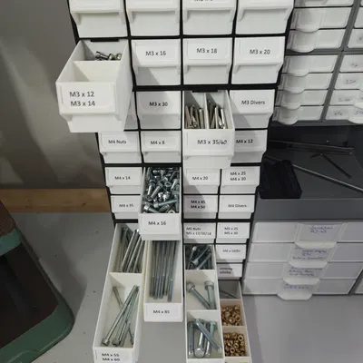 Hộp đựng ốc vít xếp chồng nhiều kích thước