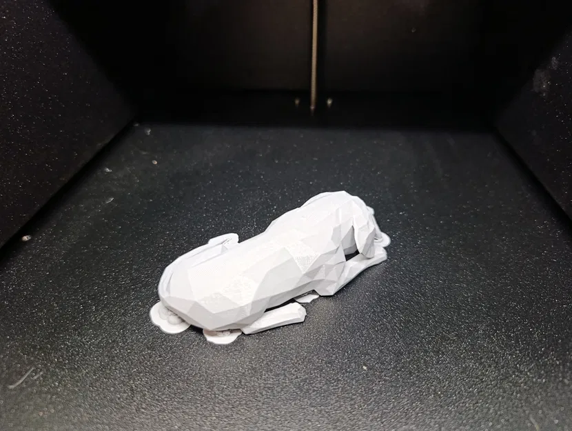 Mô hình Low Poly chú chó đang ngủ - Image 6