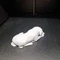 Mô hình Low Poly chú chó đang ngủ - Thumbnail 6
