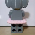 Mô hình Minifig mặc trang phục Voi (Elephant Costume Girl) in 3D - Thumbnail 3
