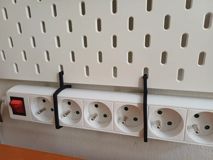 Móc treo ổ cắm điện cho bảng Skadis - Gọn gàng không gian làm việc - Image 1