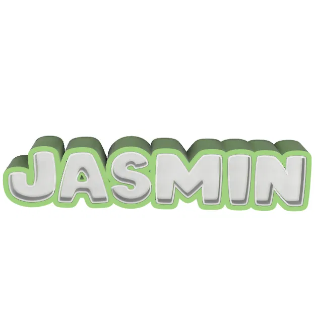 Bảng tên 3D Jasmin - Image 2