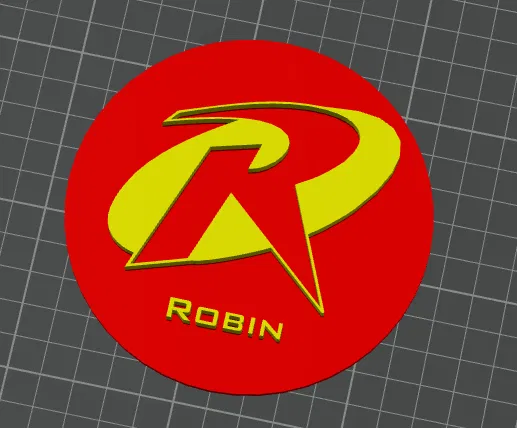 Mô hình biểu tượng Robin DC Comics - File in 3D sắc nét - Image 1