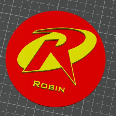 Mô hình biểu tượng Robin DC Comics - File in 3D sắc nét