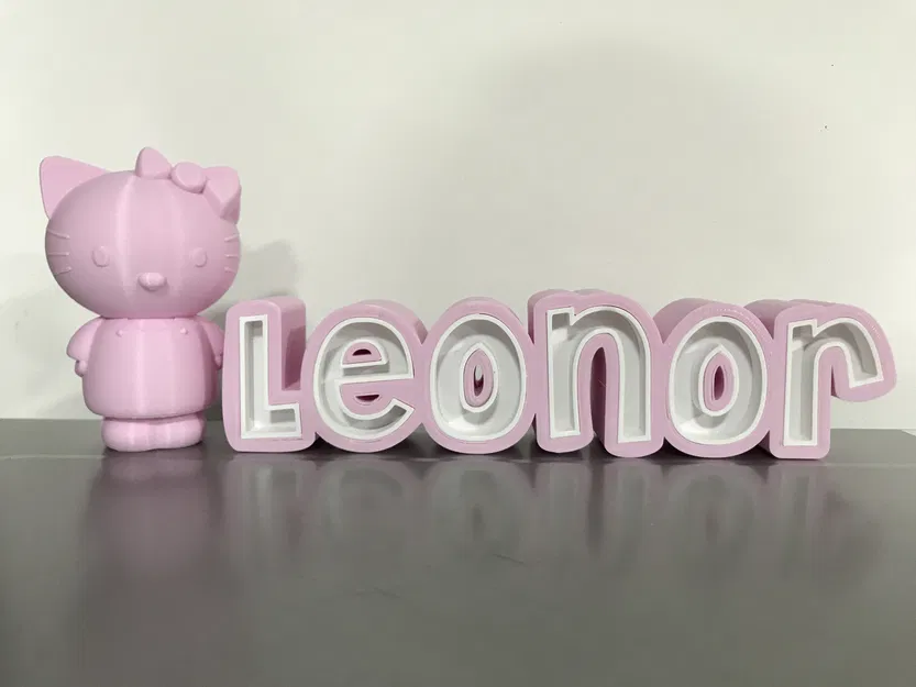 Bảng tên 3D Leonor - Image 2