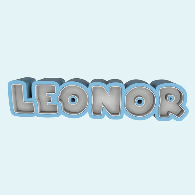 Bảng tên 3D Leonor - Image 4
