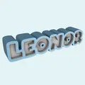 Bảng tên 3D Leonor - Thumbnail 5