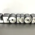 Bảng tên 3D Leonor - Thumbnail 7