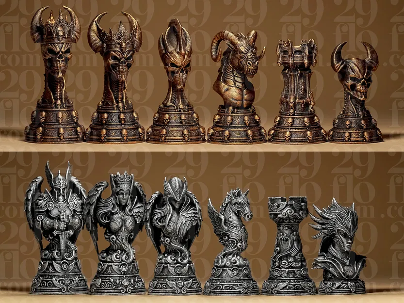 Bộ cờ vua Angels vs Daemons - Image 1