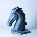 Mô hình đầu ngựa in 3D trang trí nghệ thuật - Thumbnail 1