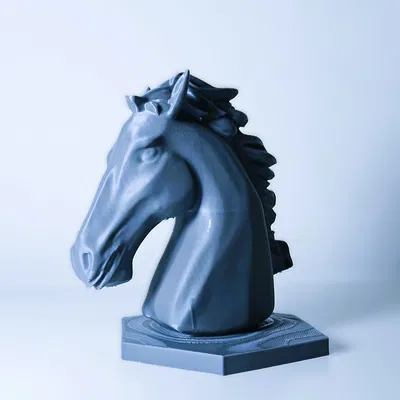 Mô hình đầu ngựa in 3D trang trí nghệ thuật